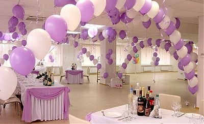 Воздушные шары для зала